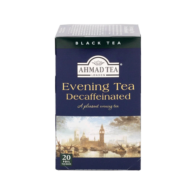 AHMED TEA EVENING TEA DECAFFEINATED 20`S